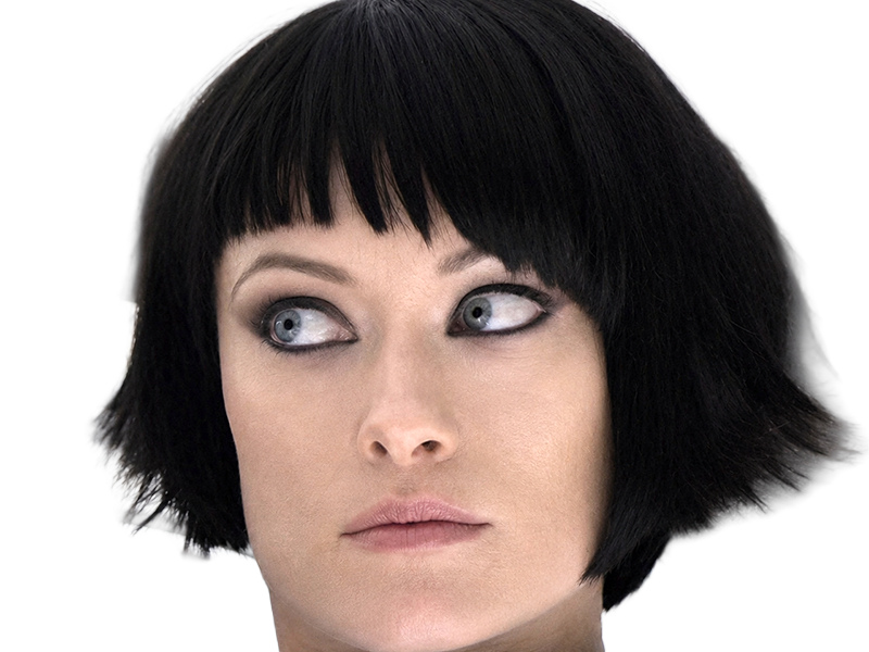 quorra iso tron heritage legacy film 2010 femme olivia wilde vingtaine yeux bleus cheveux noirs