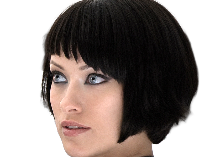 quorra iso tron heritage legacy film 2010 femme olivia wilde vingtaine yeux bleus cheveux noirs