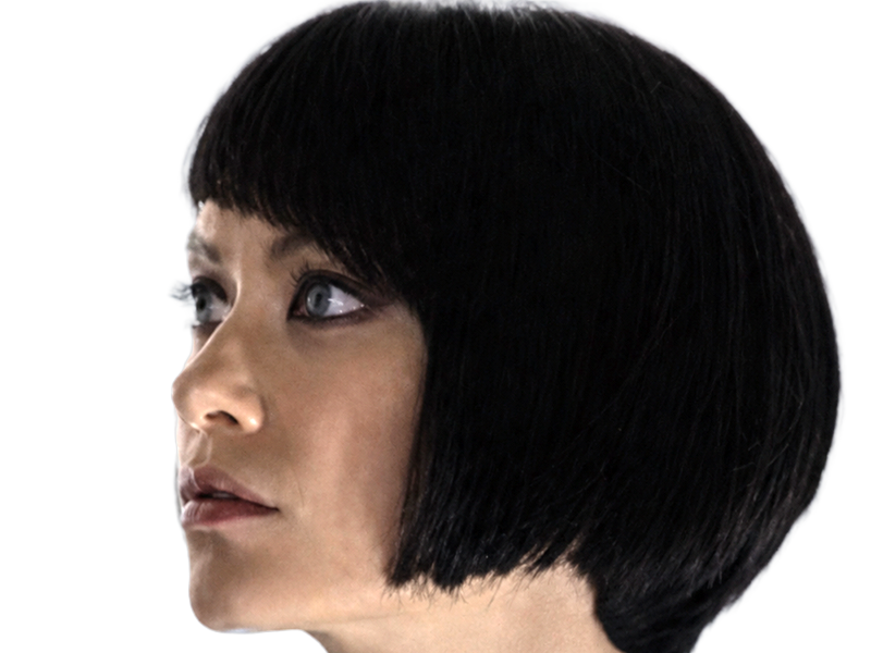 quorra iso tron heritage legacy film 2010 femme olivia wilde vingtaine yeux bleus cheveux noirs