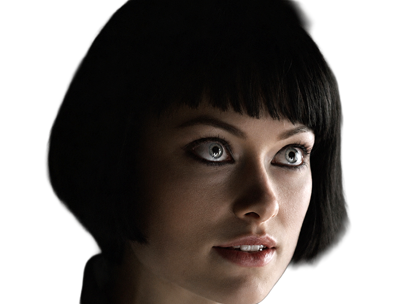 quorra iso tron heritage legacy film 2010 femme olivia wilde vingtaine yeux bleus cheveux noirs