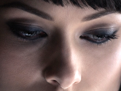 quorra iso tron heritage legacy film 2010 femme olivia wilde vingtaine yeux bleus cheveux noirs