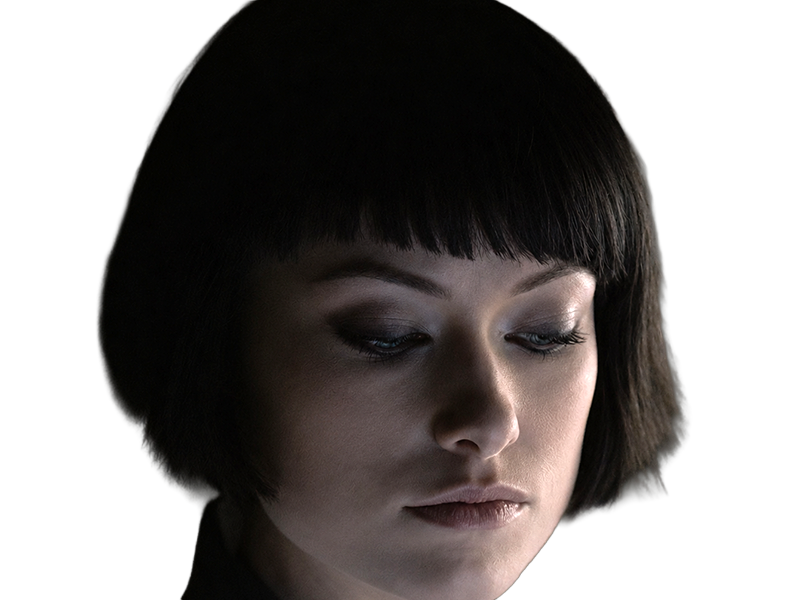 quorra iso tron heritage legacy film 2010 femme olivia wilde vingtaine yeux bleus cheveux noirs