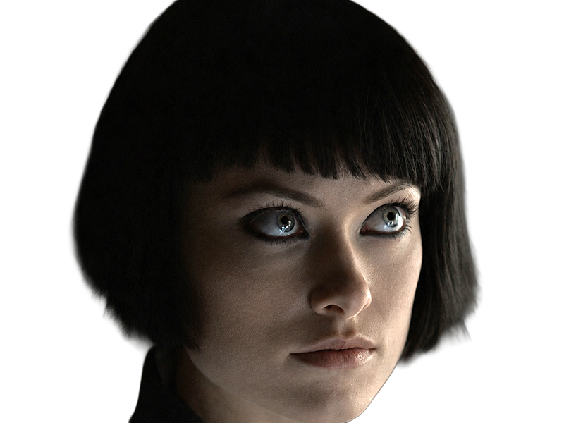 quorra iso tron heritage legacy film 2010 femme olivia wilde vingtaine yeux bleus cheveux noirs