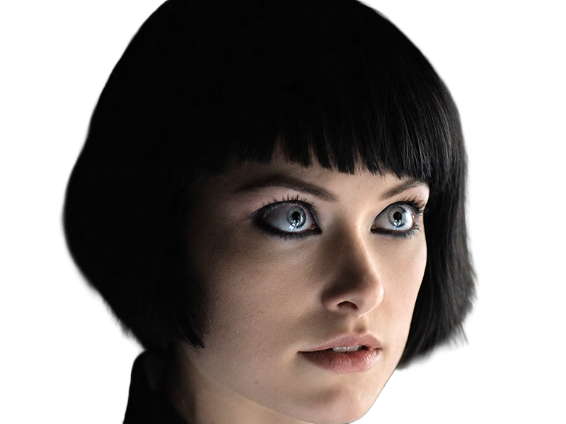 quorra iso tron heritage legacy film 2010 femme olivia wilde vingtaine yeux bleus cheveux noirs