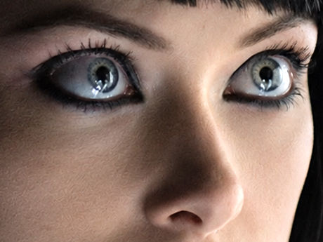 quorra iso tron heritage legacy film 2010 femme olivia wilde vingtaine yeux bleus cheveux noirs