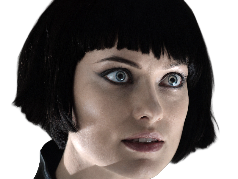 quorra iso tron heritage legacy film 2010 femme olivia wilde vingtaine yeux bleus cheveux noirs