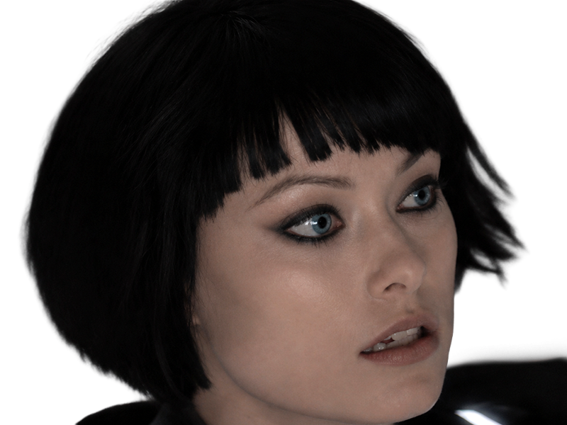quorra iso tron heritage legacy film 2010 femme olivia wilde vingtaine yeux bleus cheveux noirs