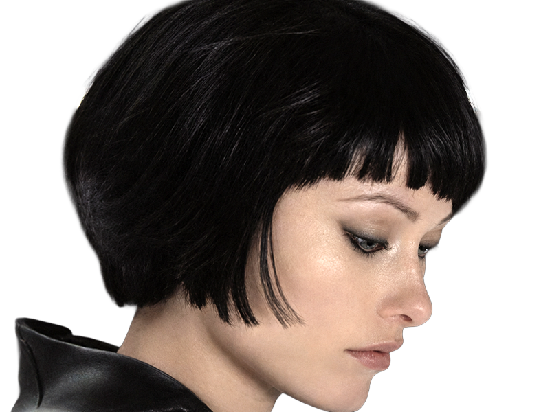 Sticker quorra iso tron heritage legacy film 2010 femme olivia wilde vingtaine yeux bleus cheveux noirs par Dark-63