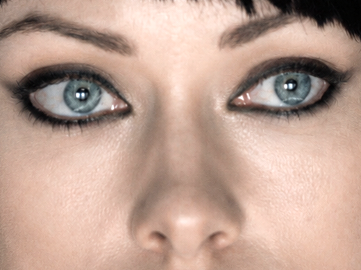 Sticker quorra iso tron heritage legacy film 2010 femme olivia wilde vingtaine yeux bleus cheveux noirs par Dark-63