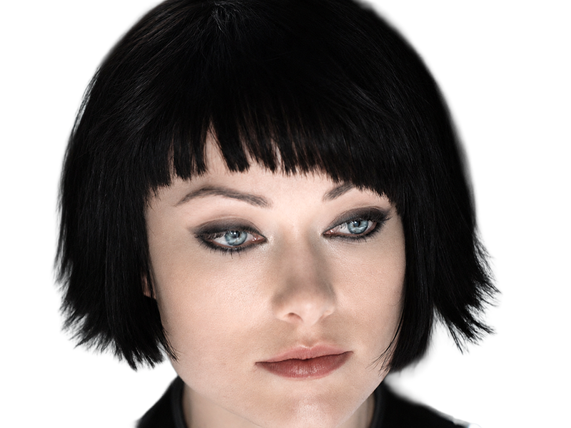 quorra iso tron heritage legacy film 2010 femme olivia wilde vingtaine yeux bleus cheveux noirs