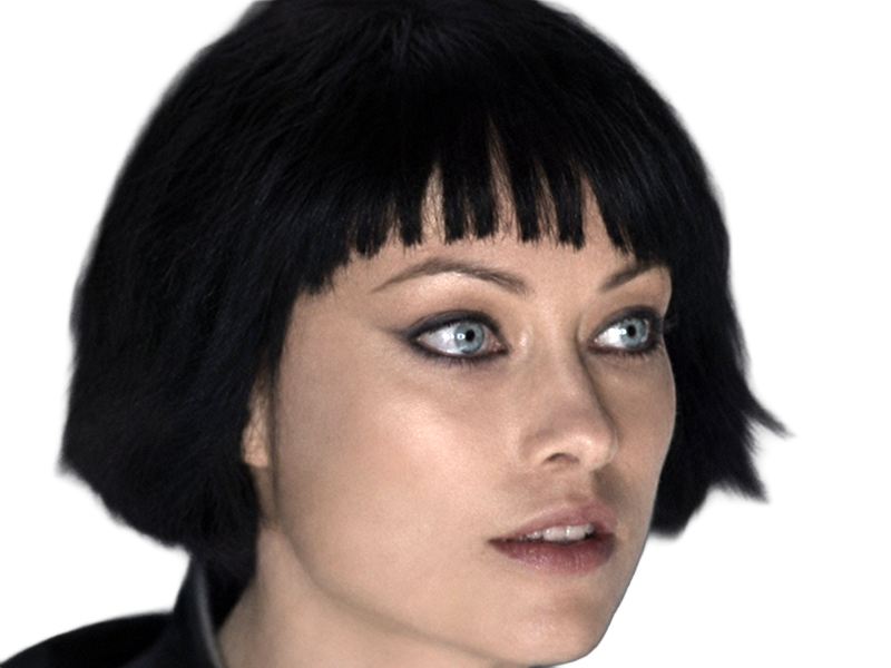 quorra iso tron heritage legacy film 2010 femme olivia wilde vingtaine yeux bleus cheveux noirs