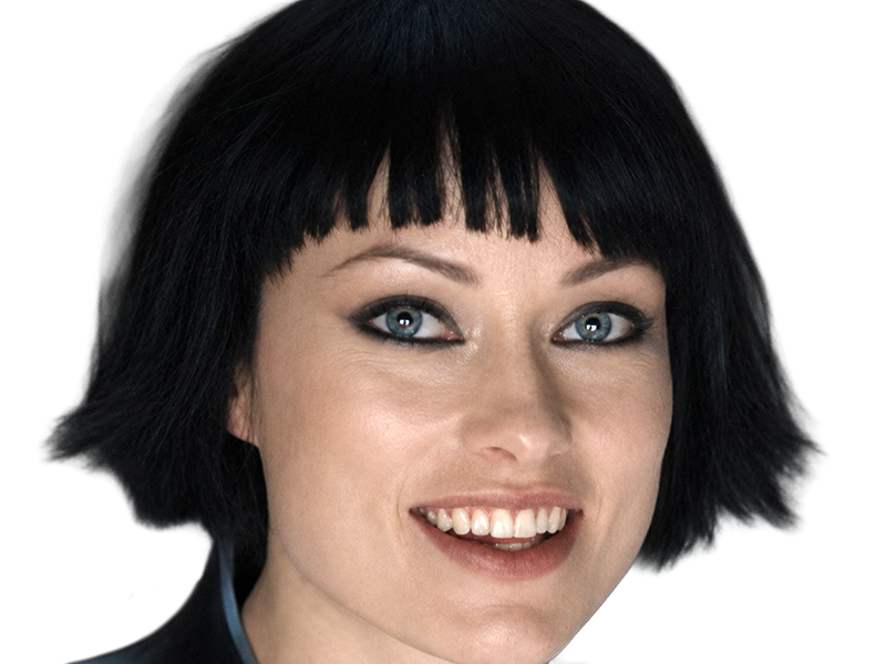 quorra iso tron heritage legacy film 2010 femme olivia wilde vingtaine yeux bleus cheveux noirs
