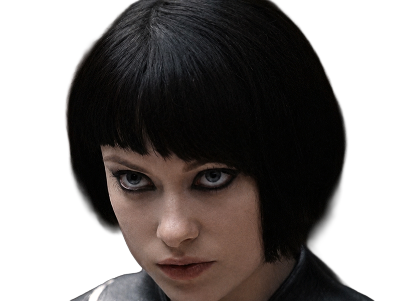 Sticker quorra iso tron heritage legacy film 2010 femme olivia wilde vingtaine yeux bleus cheveux noirs par Dark-63