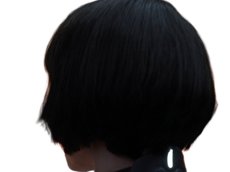 Sticker quorra iso tron heritage legacy film 2010 femme olivia wilde vingtaine yeux bleus cheveux noirs par Dark-63