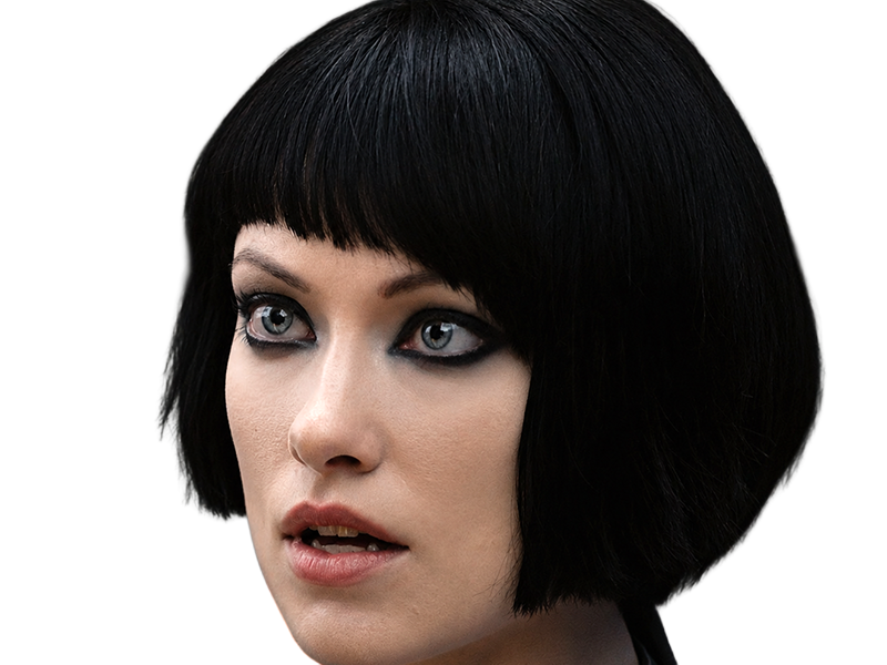 quorra iso tron heritage legacy film 2010 femme olivia wilde vingtaine yeux bleus cheveux noirs