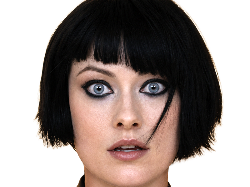 quorra iso tron heritage legacy film 2010 femme olivia wilde vingtaine yeux bleus cheveux noirs