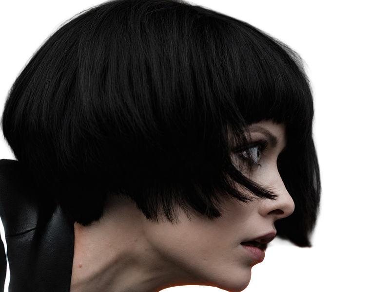 Sticker quorra iso tron heritage legacy film 2010 femme olivia wilde vingtaine yeux bleus cheveux noirs par Dark-63