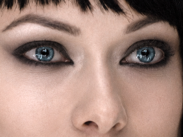 Sticker quorra iso tron heritage legacy film 2010 femme olivia wilde vingtaine yeux bleus cheveux noirs par Dark-63
