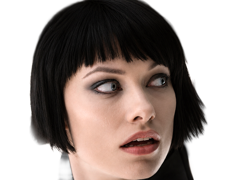 quorra iso tron heritage legacy film 2010 femme olivia wilde vingtaine yeux bleus cheveux noirs