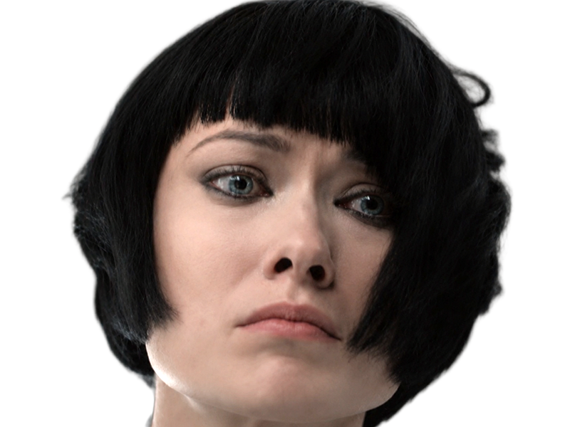 quorra iso tron heritage legacy film 2010 femme olivia wilde vingtaine yeux bleus cheveux noirs