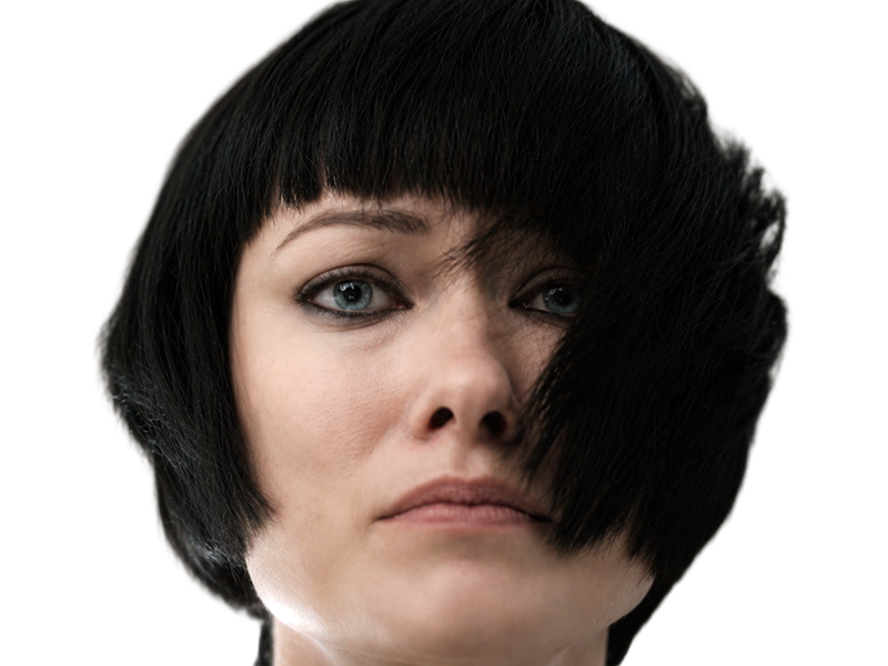 quorra iso tron heritage legacy film 2010 femme olivia wilde vingtaine yeux bleus cheveux noirs