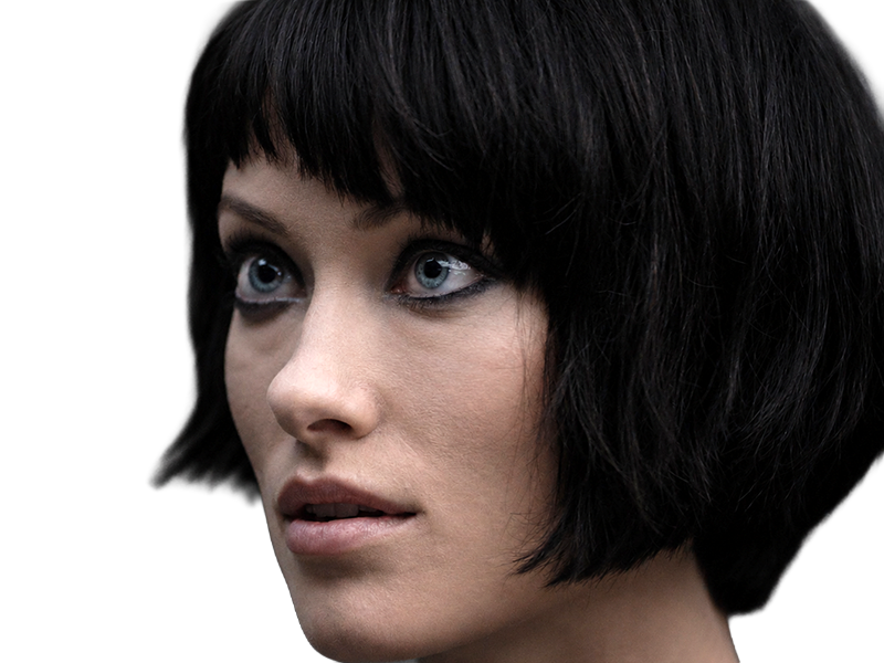 quorra iso tron heritage legacy film 2010 femme olivia wilde vingtaine yeux bleus cheveux noirs