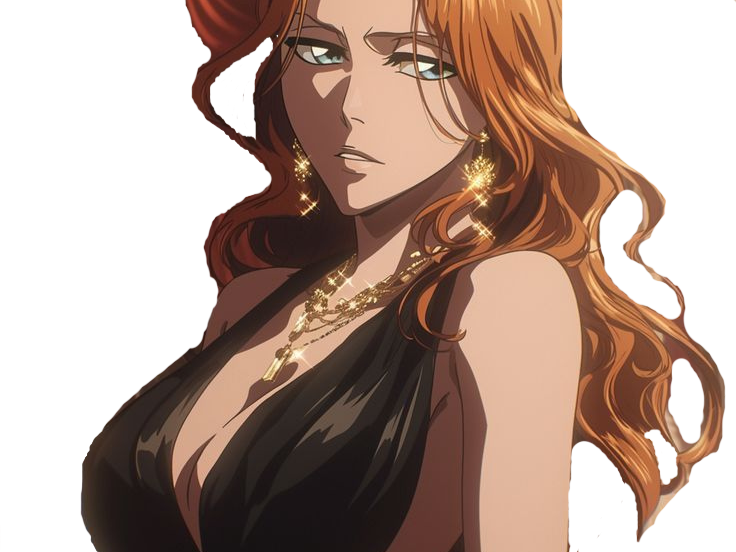 rangiku matsumoto bleach rachel de broglie cheveux blond venitien yeux bleu fic bloop robe satin