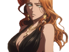 rangiku-matsumoto-bleach-rachel-de-broglie-cheveux-blond-venitien-yeux-bleu-fic-bloop-robe-satin