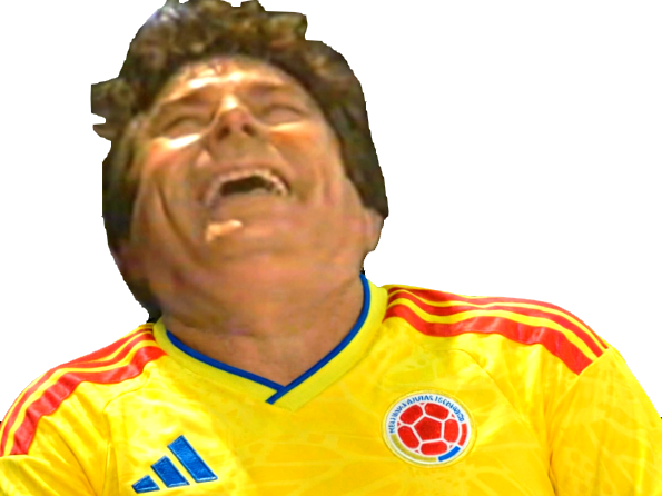 plie jesus goudjaaa rire ayaaa issou fou risitas quintero colombie foot football maillot sport cdm