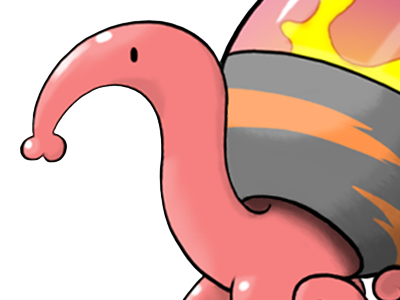 mollux fakemon pokemon pkm wack type feu poison kalos-du-sud kalos lave vlt