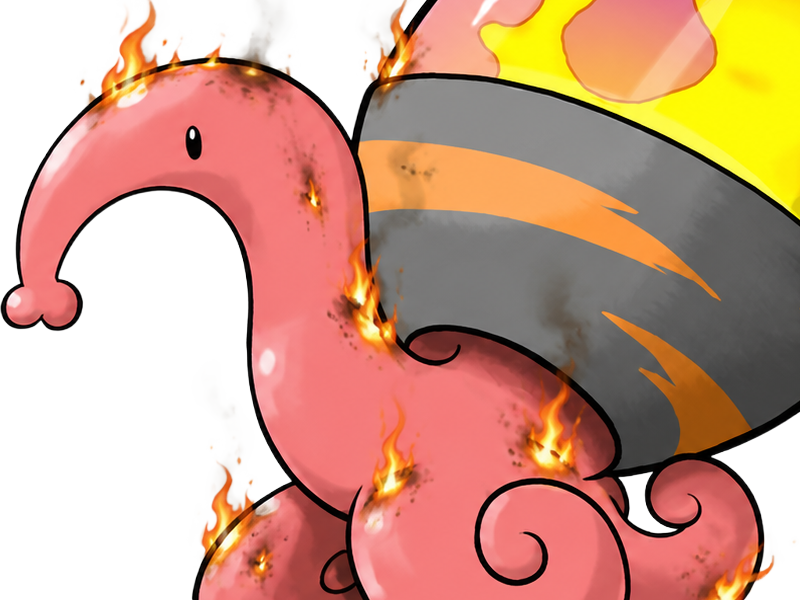 mollux fakemon pokemon pkm wack type feu poison kalos-du-sud kalos lave vlt