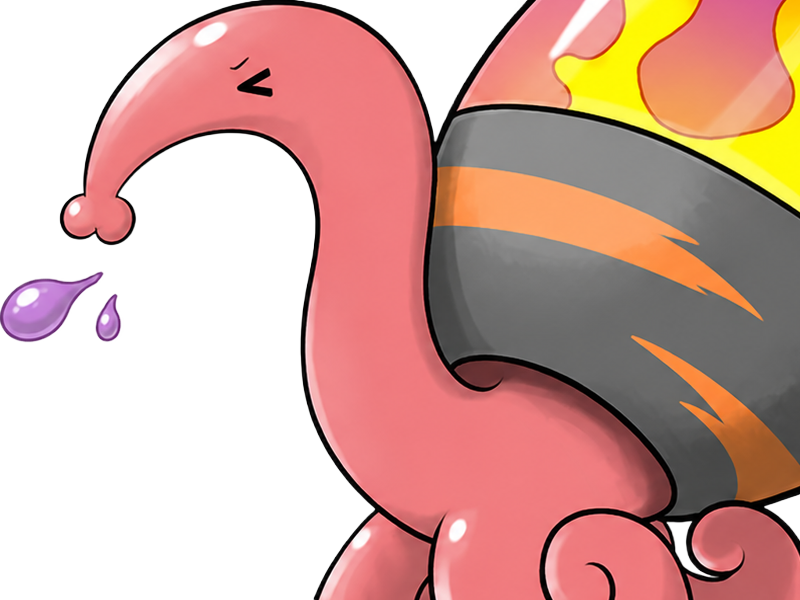 mollux fakemon pokemon pkm wack type feu poison kalos-du-sud kalos lave vlt