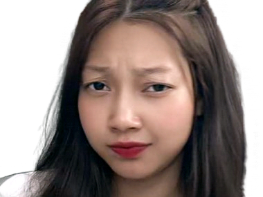 birmanie leona shawn isabel asiatique mignonne cute sourire troll grimace surprise