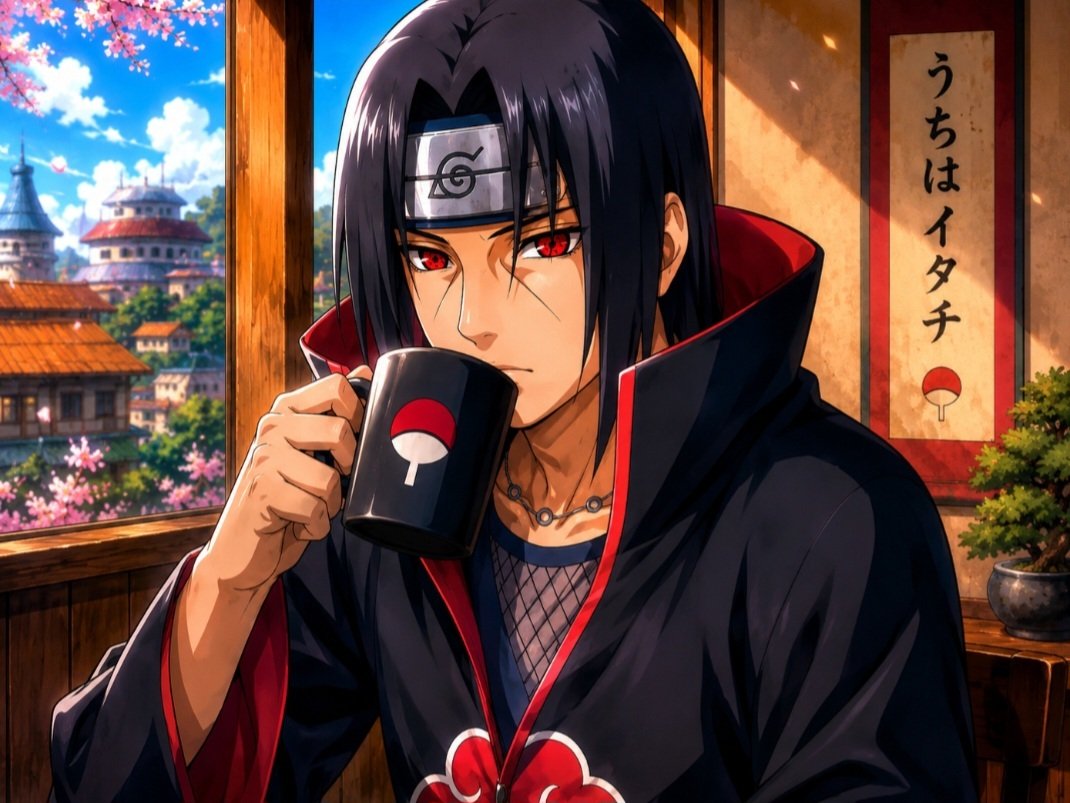 itachi the cafe uchiwa