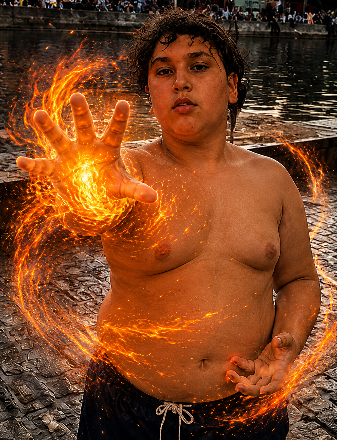 hamza douane qlf saint martin feu magie fire arabe chance wallah wesh debile racaille canal