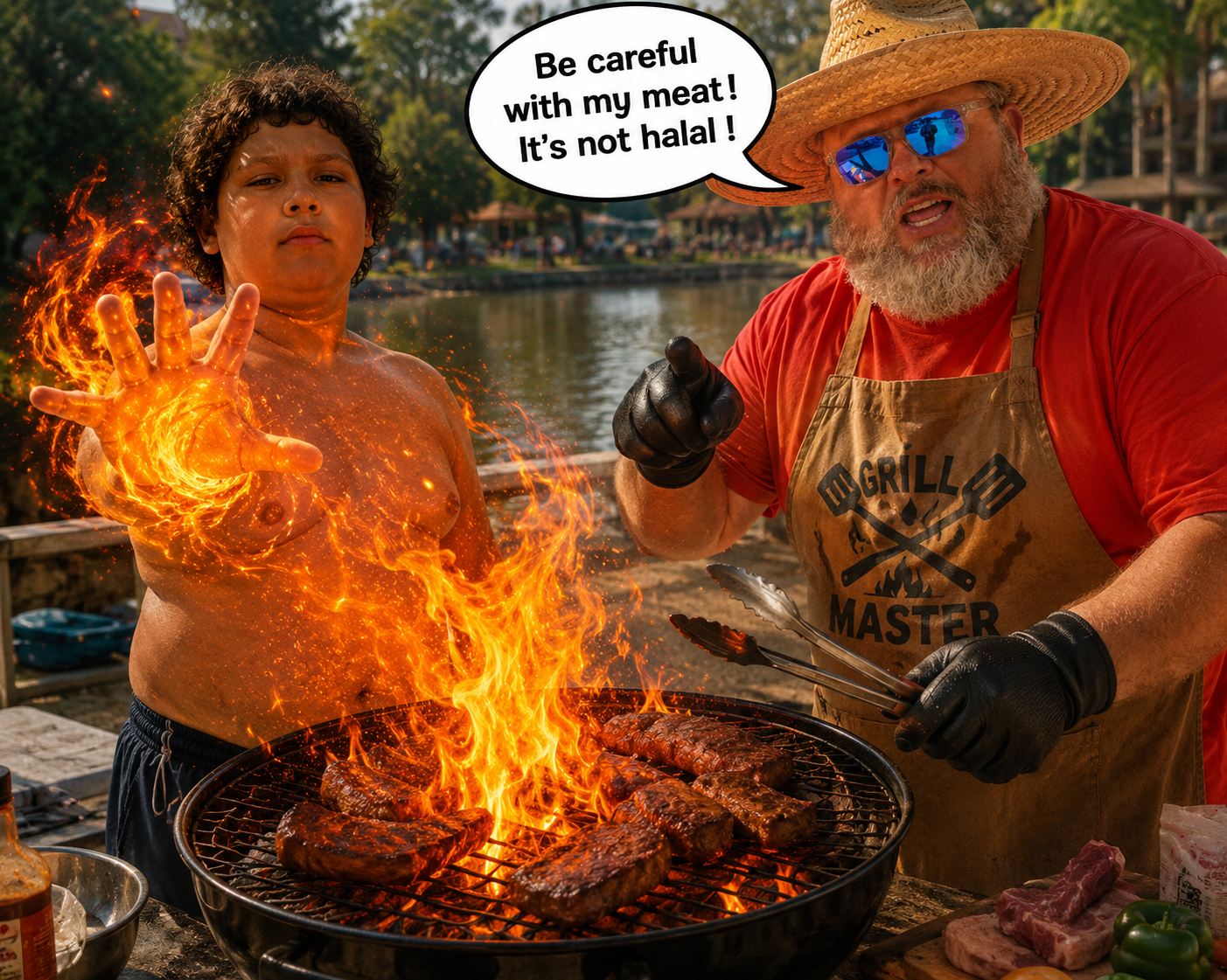 hamza douane meat mouth texas texan qlf halal barbecue bbq arabe viande bouche baptiste marchais