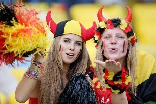 belge belgique foot cdm supportrices