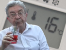 melenchon-paille-sirote-verre-boisson-canicule-clim-climatiseur-climatisation