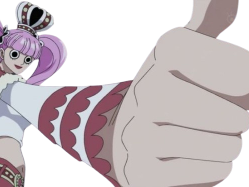 perona one piece cheveux rose yeux noir frange atropos fic bloop
