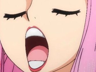 perona one piece cheveux rose yeux noir frange atropos fic bloop