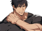 toji-fushiguro-jujutsu-kaisen-jjk-jean-du-bellay-cheveux-noir-cicatrice-fic-bloop