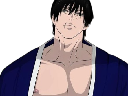 toji fushiguro jujutsu kaisen jjk jean du bellay cheveux noir cicatrice fic bloop