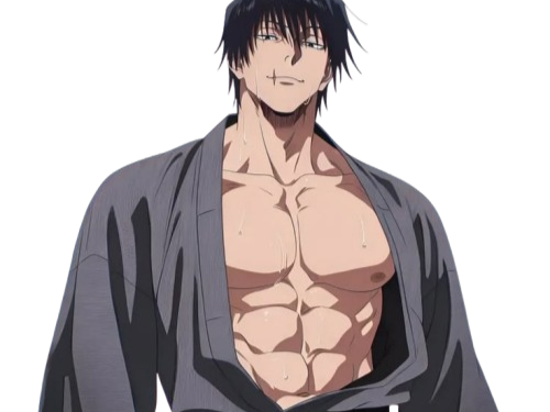 toji fushiguro jujutsu kaisen jjk jean du bellay cheveux noir cicatrice fic bloop