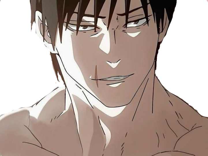 toji fushiguro jujutsu kaisen jjk jean du bellay cheveux noir cicatrice fic bloop