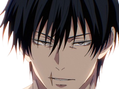 toji fushiguro jujutsu kaisen jjk jean du bellay cheveux noir cicatrice fic bloop