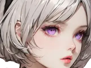 2b nier automata cheveux blanc yeux bleu opale de brienne fic bloop