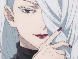 mei mei-mei jujutsu kaisen jjk cheveux blanc yeux violet tresse adelaide ade vizard fic bloop