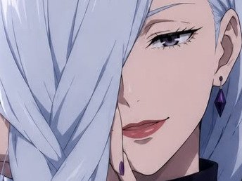 mei mei-mei jujutsu kaisen jjk cheveux blanc yeux violet tresse adelaide ade vizard fic bloop