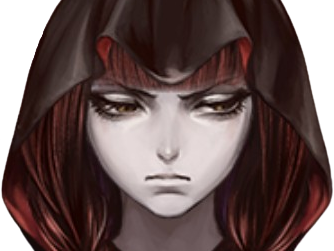 the house in fata morgana requiem kj fille cheveux rouges boude capuche