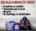 ecologie-bilan-carbone-parfait-sdf-clochard-jancovici-eelv-ecolo-chauffage-climatisation-mobilite-consommation-recycle-pauvre